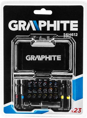 Jeu d'embouts en graphite 23 pièces dans une boîte de rangement - 6480224