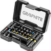 Jeu d'embouts en graphite 23 pièces dans une boîte de rangement - 6480224