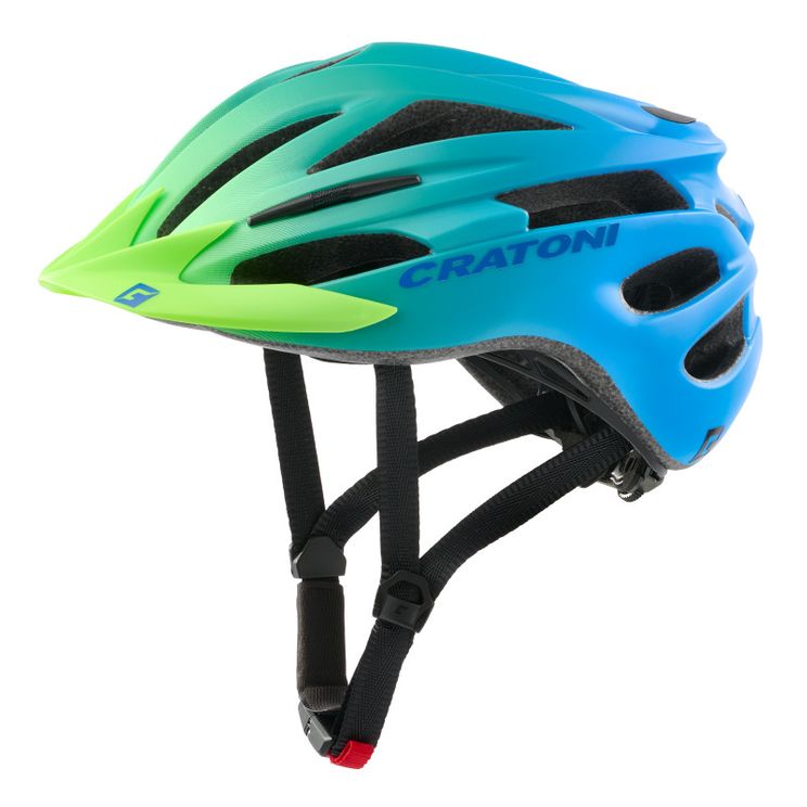Casque Cratoni Pacer Jr. vert-bleu mat s-m