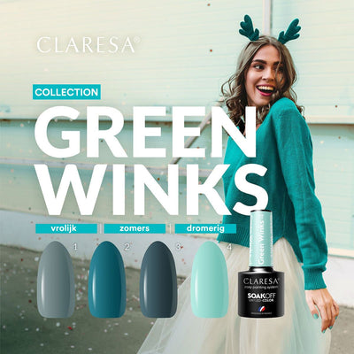 Claresa Claresa UV a conduit Gellak 5 ml Green Winks 2