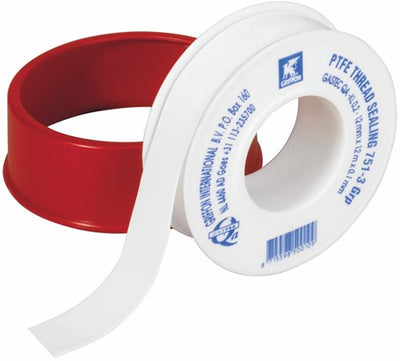 Griffon ruban ptfe gastec 12mm*0.1mm rouleau 12m (ruban téflon) - 6150018
