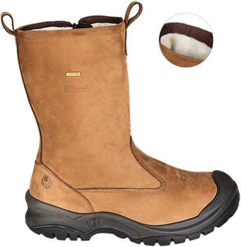 Botte de sécurité Ty grisport 72715c+l laine s3 cognac - taille 41 - 11.049.070.41
