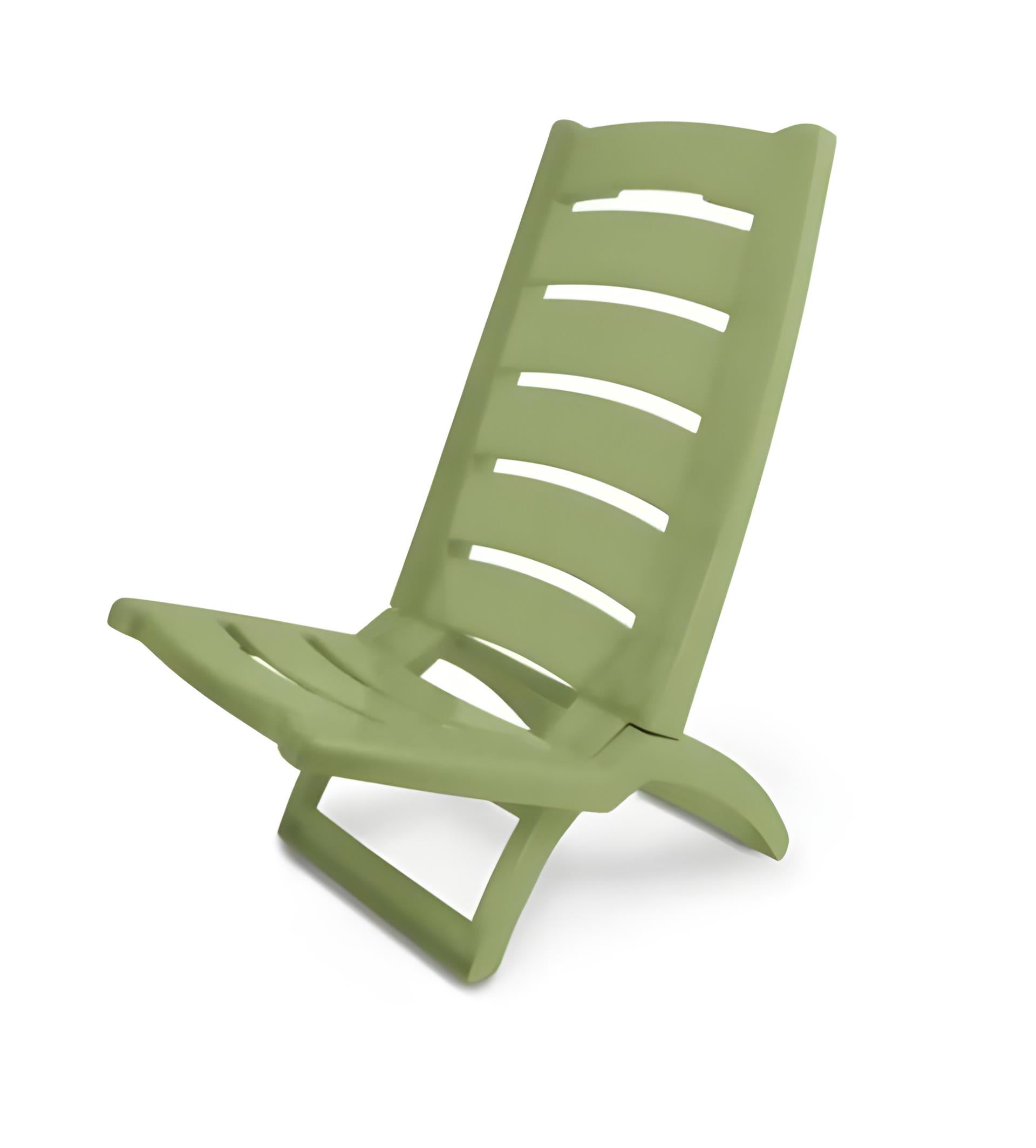 Chaise de plage pliante Adriatic verte