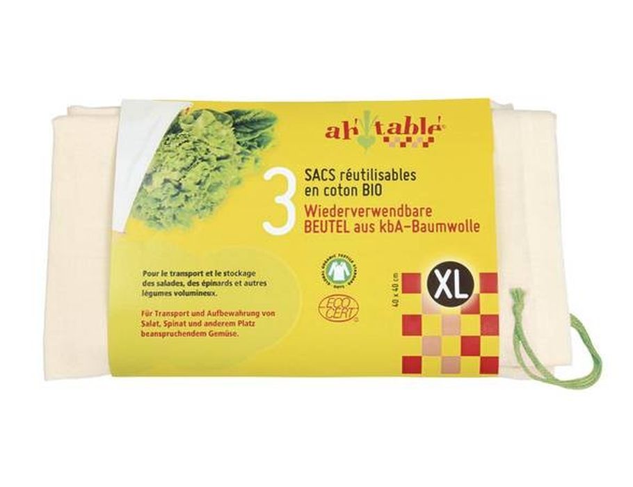 Ah! Tableau! Sac aux fruits et légumes xl 40x40cm 3e