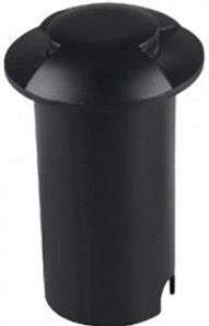 Spot de sol LED 1w 3000k 12v ip67 noir 2 faces - 5070410