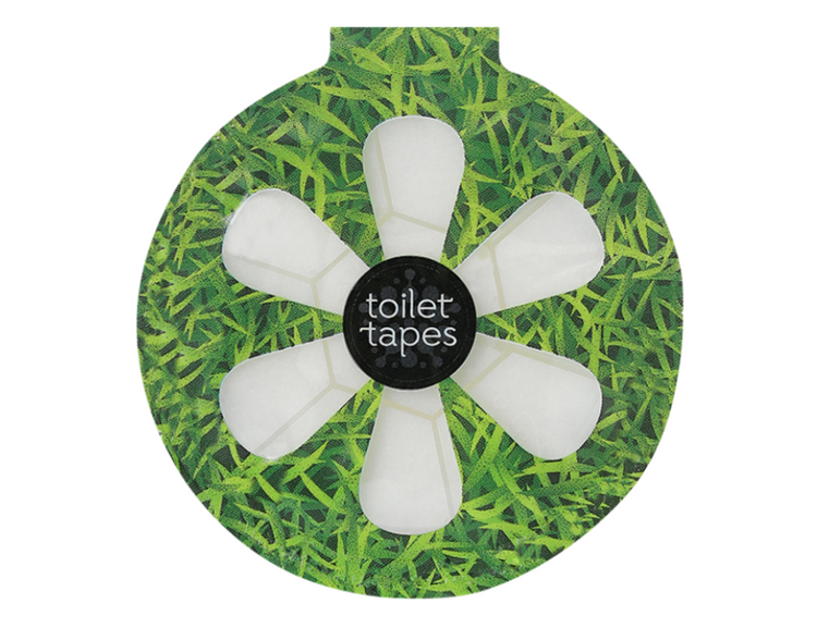 Cassettes de toilettes ruban de toilette wc bloc groovy herbe