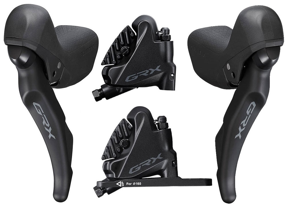 Jeu de freins à disque Shimano rx st-rx600+br-rx400 2x11 vitesses