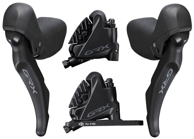 Jeu de freins à disque Shimano rx st-rx600+br-rx400 2x11 vitesses