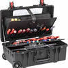 GT-line gt 52-21 pts | mallette à outils étanche en polypropylène | 2 plateformes pochettes - gt 52-21 pts