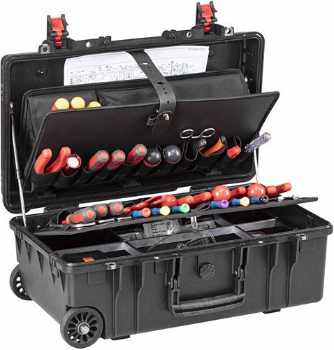 GT-line gt 52-21 pts | mallette à outils étanche en polypropylène | 2 plateformes pochettes - gt 52-21 pts