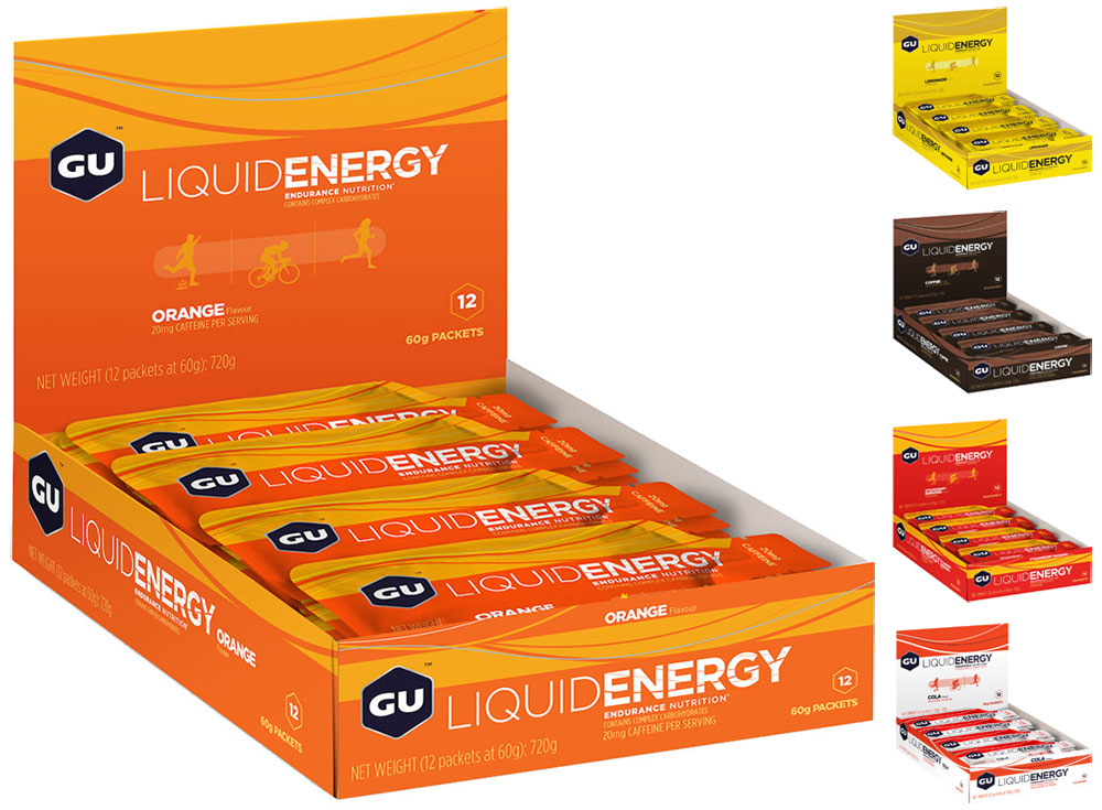 Gel énergétique liquide Gu boîte de 12 | limonade