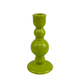 Bougeoir Gusta vert olive ø8x15,5cm