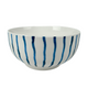 Bol Gusta rayures bleu ø14x7cm