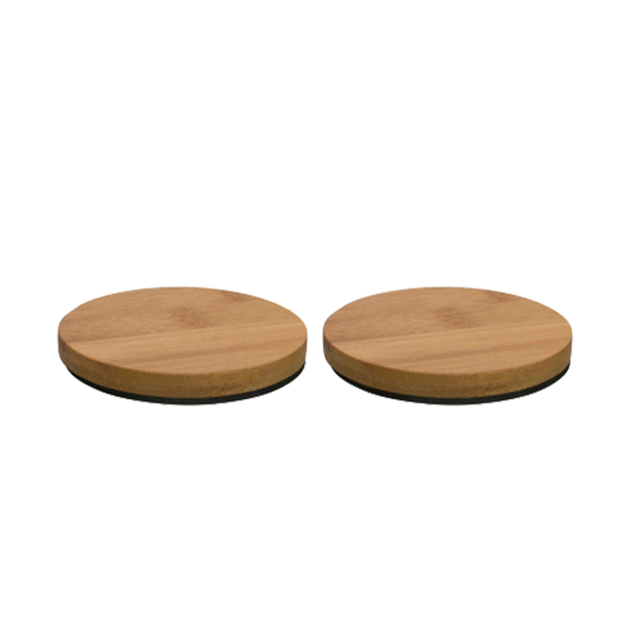 Gusta sous-verres bambou ø9,5cm 2 pièces