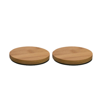 Gusta sous-verres bambou ø9,5cm 2 pièces