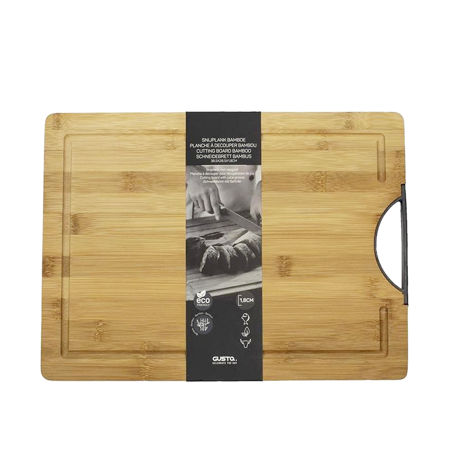 Planche à découper Gusta bambou 38,5x28,5x1,8cm