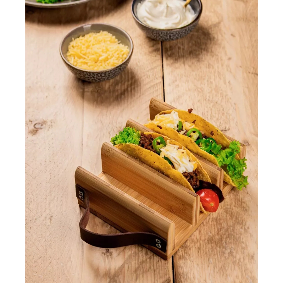 Gusta porte-tacos bambou 14x12cm
