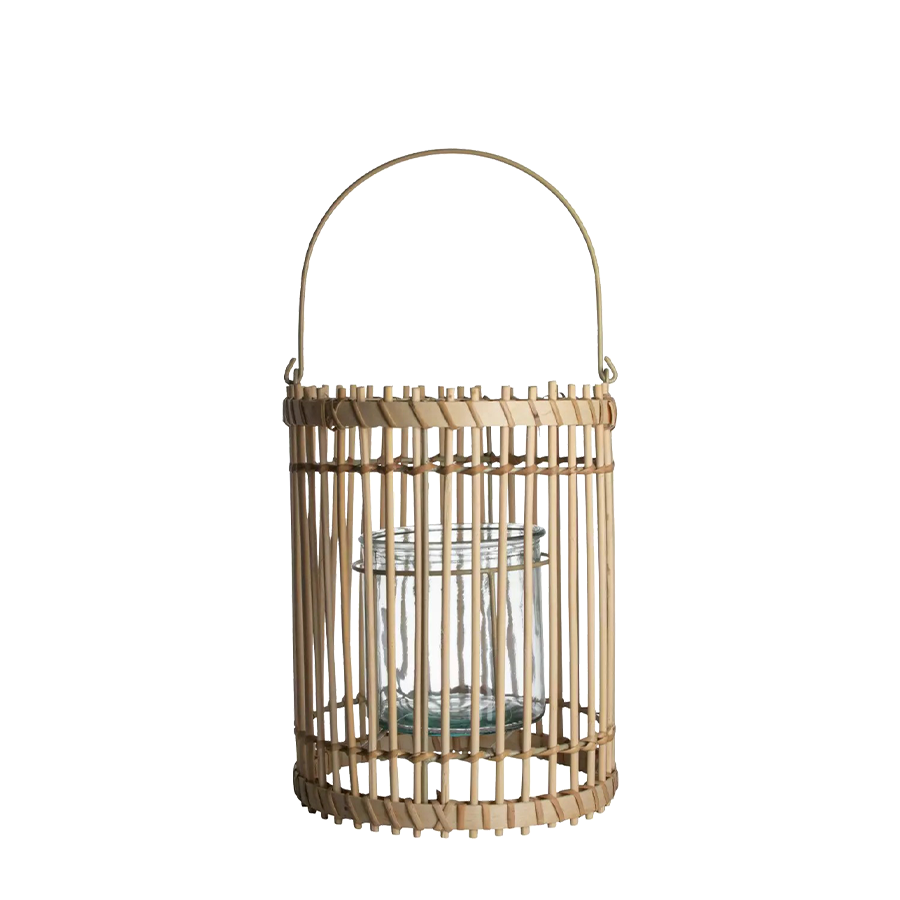 Lanterne Gusta bambou ø22x27cm