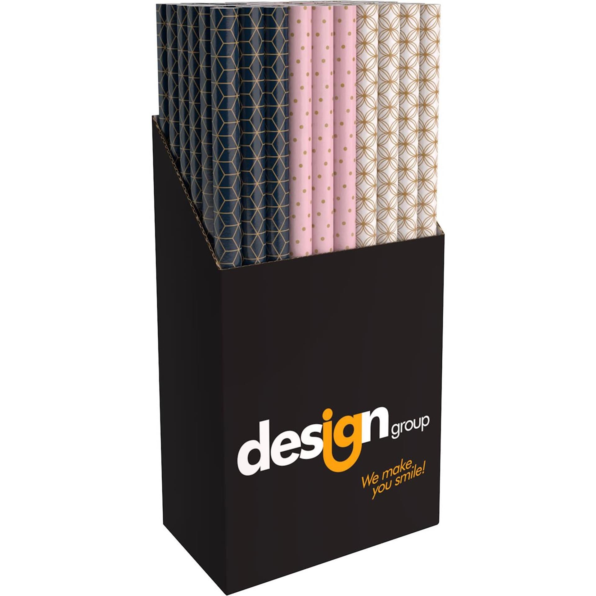 Rouleau de papier cadeau premium chic 200x70cm