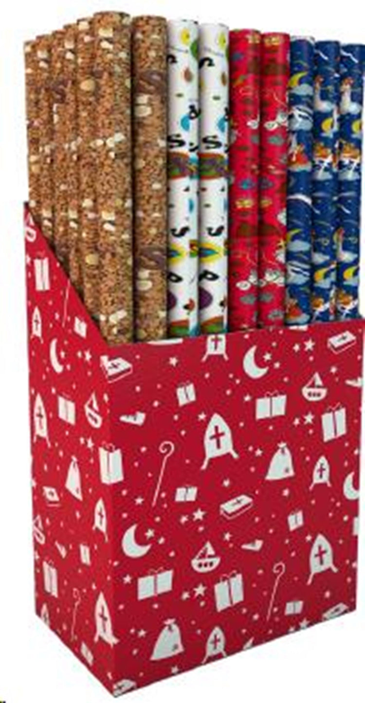 Papier Hoomark Sinterklaas 200x70 par rouleau en vrac