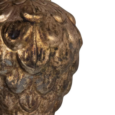 Boule de Noël pomme de pin marron antique ø8cm
