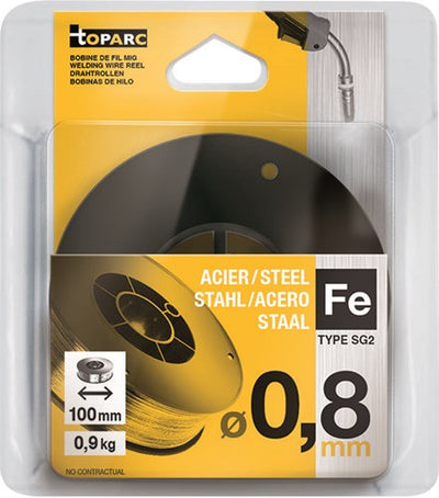 Bobine Gys 100mm, o0.8mm, 0.9kg, acier - 5193086609 5193086609