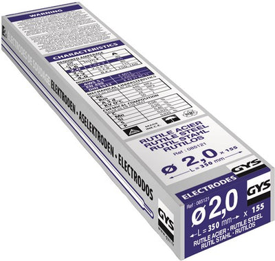 Électrodes Gys acier diam. 2.0 (x155) 5193085121