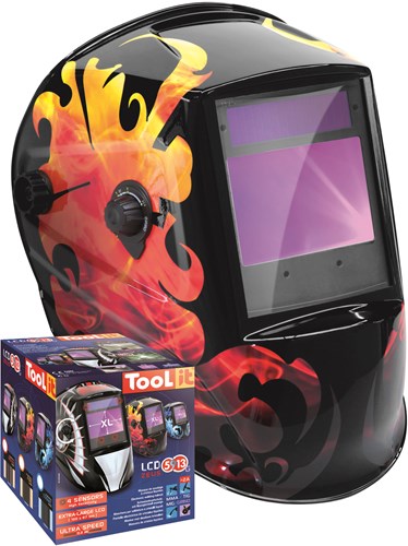 Gys casque de soudage lcd zeus 5-9-9-13g fire - 5193044098 5193044098