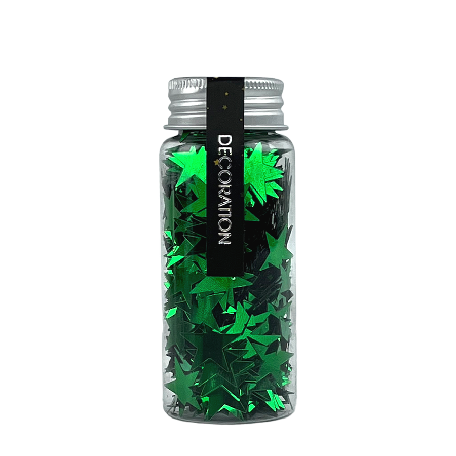 H s confettis étoile verte 40gr