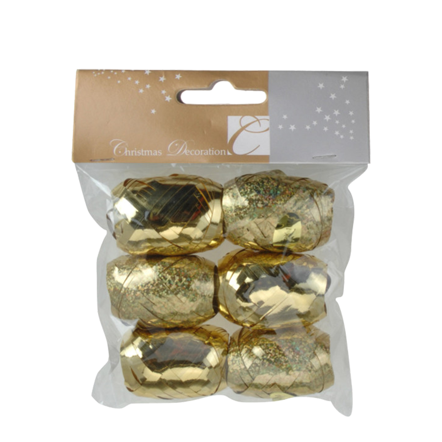 H s ruban d'emballage doré set 6 pièces