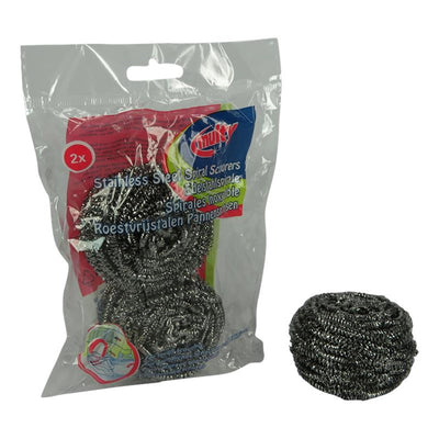 Multy pan éponge inox pack de 2 pièces
