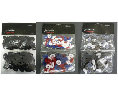 Sachet d'élastiques à cheveux de 120 pièces assortis