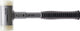 Marteau en plastique Halder | longueur 305 mm principal d. 45mm | tube en acier sans recul | nylon dur blanc | 1 pièce - 3377.045 3377.045