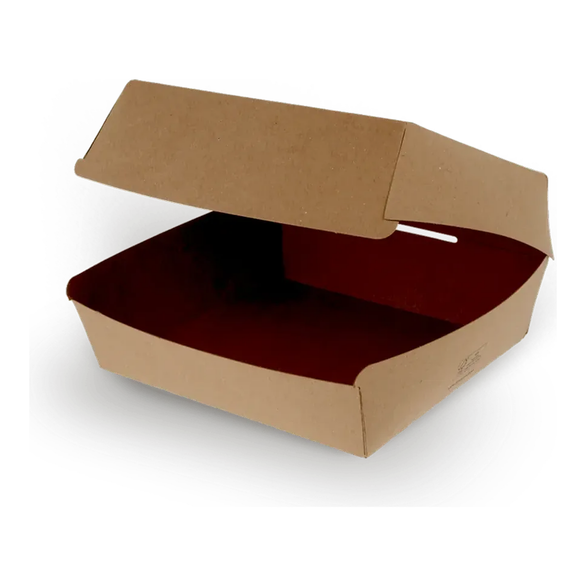 Boîte à hamburger extra large fsc kraft (50 pièces)