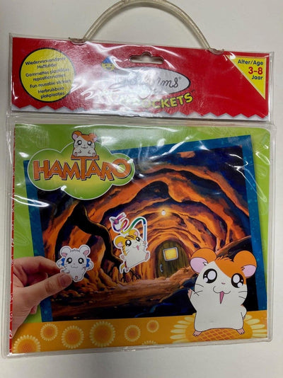 Autocollants de fenêtre Hamtaro réutilisables