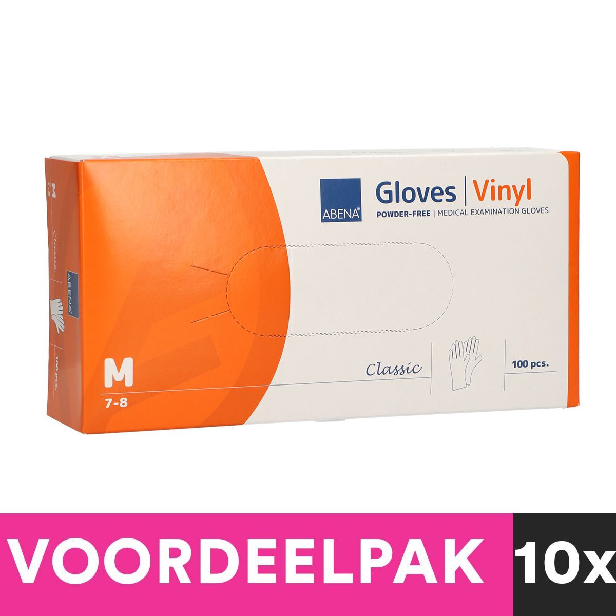 Abena Abena Poedvije Vinyl Gants Size Medium 100 Pièces Discount Package