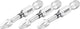 Hazet bit 2216nslg-pz2 3 1 4 pouces (6,3 mm) hexagone solide profil pozidriv pz 3 pièces sw pz2