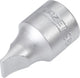 Hazet embout de clé à douille 980-2x13 1 2 pouces (12,5 mm) profil carré creux fendu sw 2 x 13 mm