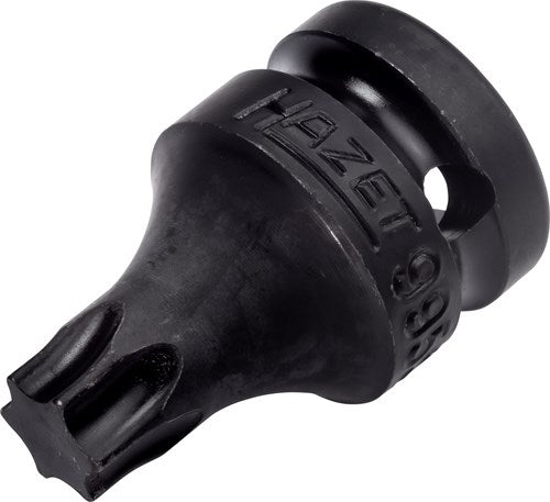 Embout de clé à douille à chocs Hazet 995s-t55 1 profil Torx® interne creux carré de 1 2 pouces (12,5 mm) sw t55