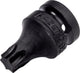 Embout de clé à douille à chocs Hazet 995s-t55 1 profil Torx® interne creux carré de 1 2 pouces (12,5 mm) sw t55