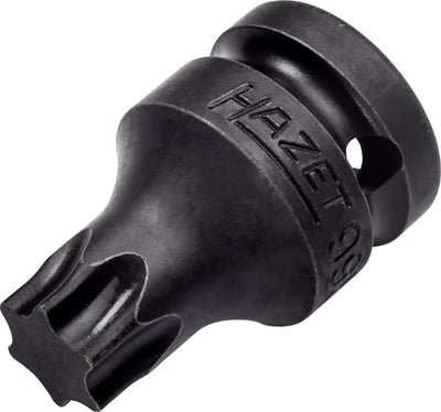Embout de clé à douille à chocs Hazet 995s-t60 1 profil Torx® interne creux carré de 2 pouces (12,5 mm) sw t60