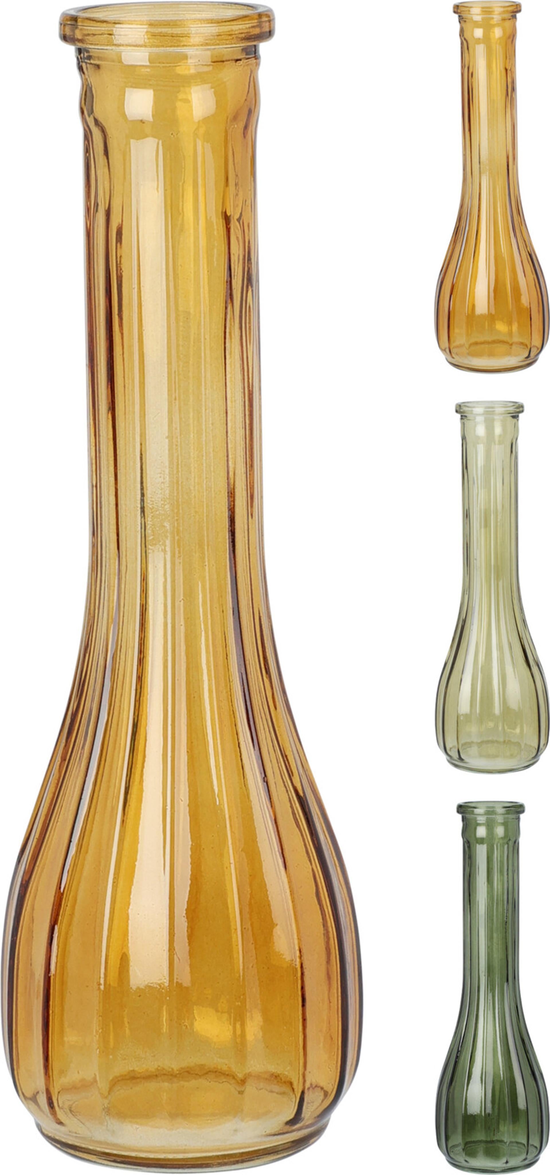 Vase déco boisé ø7x22cm