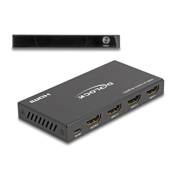 Dellock HDMI Switch 3X HDMI en 1x 8k 60 Hz