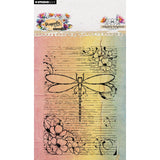 Studio Light • Hazel Eaton Tampon transparent Fond libellule Rêves de libellule 93x136x3mm - afbeelding 1