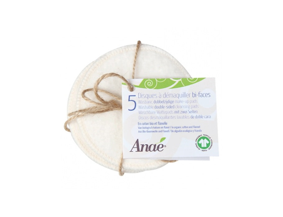 ANAE Disques de maquillage lavables Bio-Cotton 5e