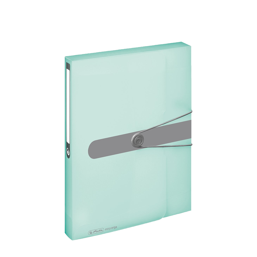 Herlitz boîte à documents a4 4cm menthe pastel