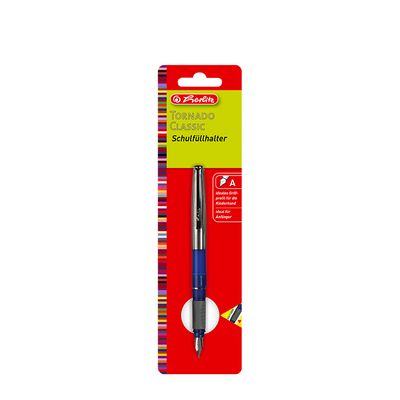 Stylo plume scolaire Herlitz tornade bleu classique