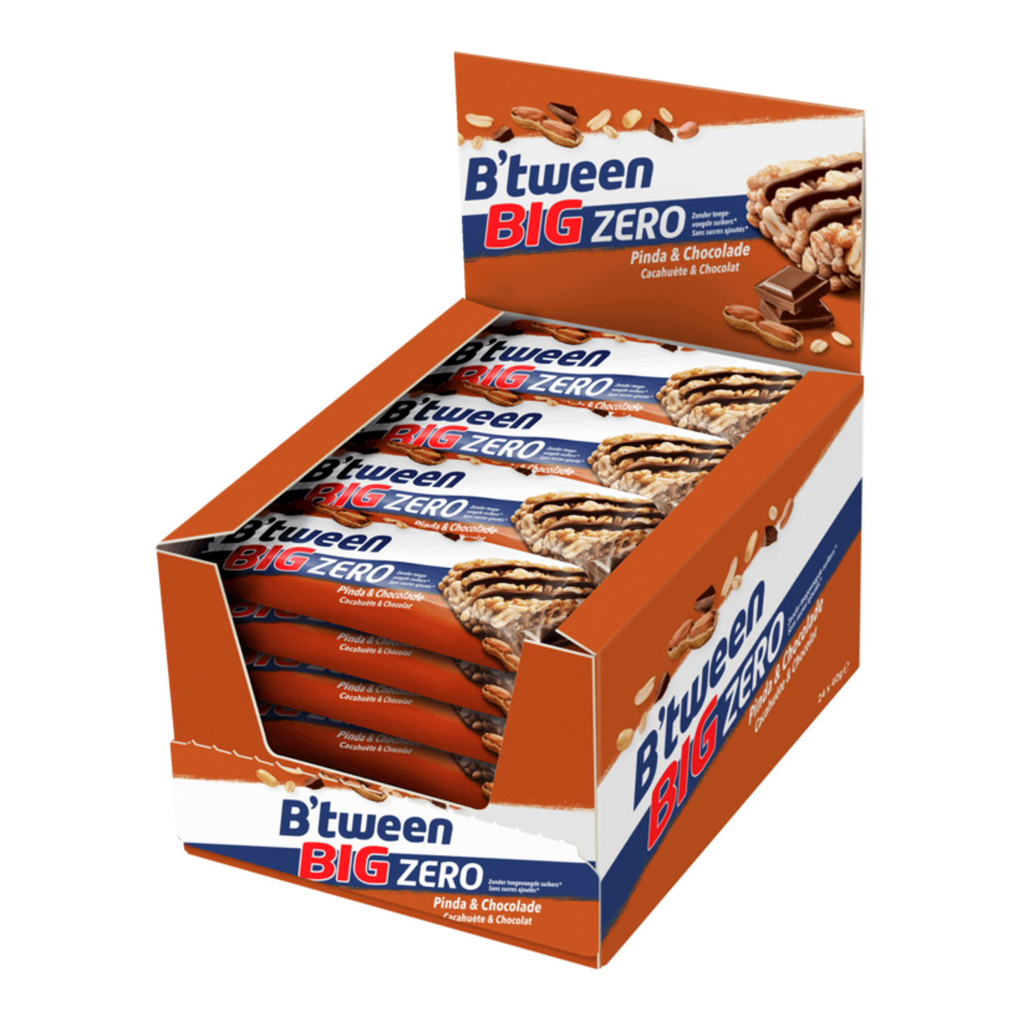 Hero entre le chocolat big zero cacahuète (24x40 grammes)