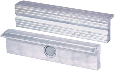 Mâchoires de protection Heuer pour étau | pour largeur de mâchoire 140 mm | profil nervuré | aluminium | 1 paire - 110140 110140