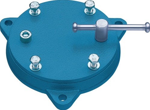 Platine vinyle Heuer | pour largeur de mâchoire 100 mm | acier forgé | 1 pièce - 103100 - 103100